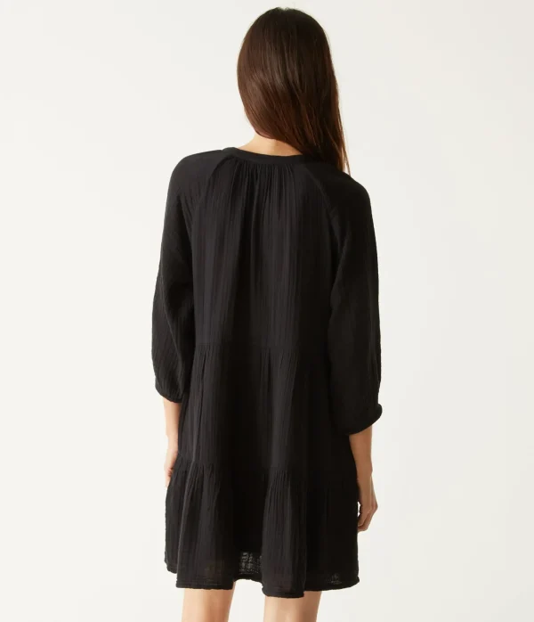 Michael Stars Sonia Tiered Gauze Dress- Dresses | Knee Length Dresses