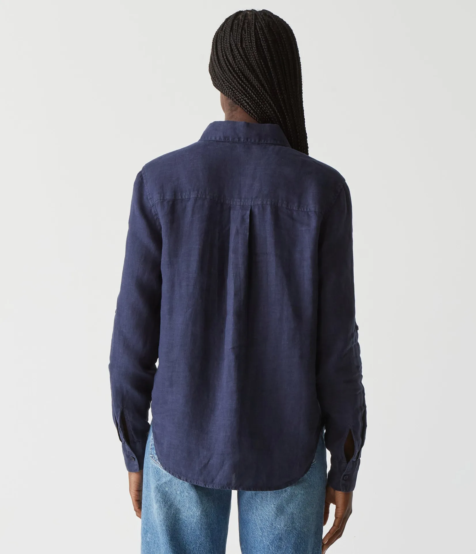 spencer_linen_button_down_top_3.webp Michael Stars Spencer Linen Button Down Top- Tops, Blouses & Shirts