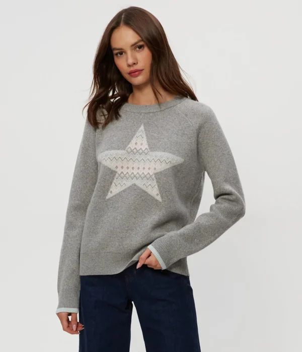 Michael Stars Star Jacquard Sweater- Sweaters & Cardigans