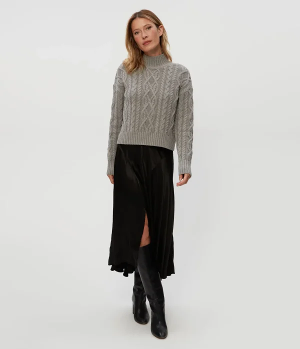 Michael Stars Suki Cable Knit Sweater- Sweaters & Cardigans