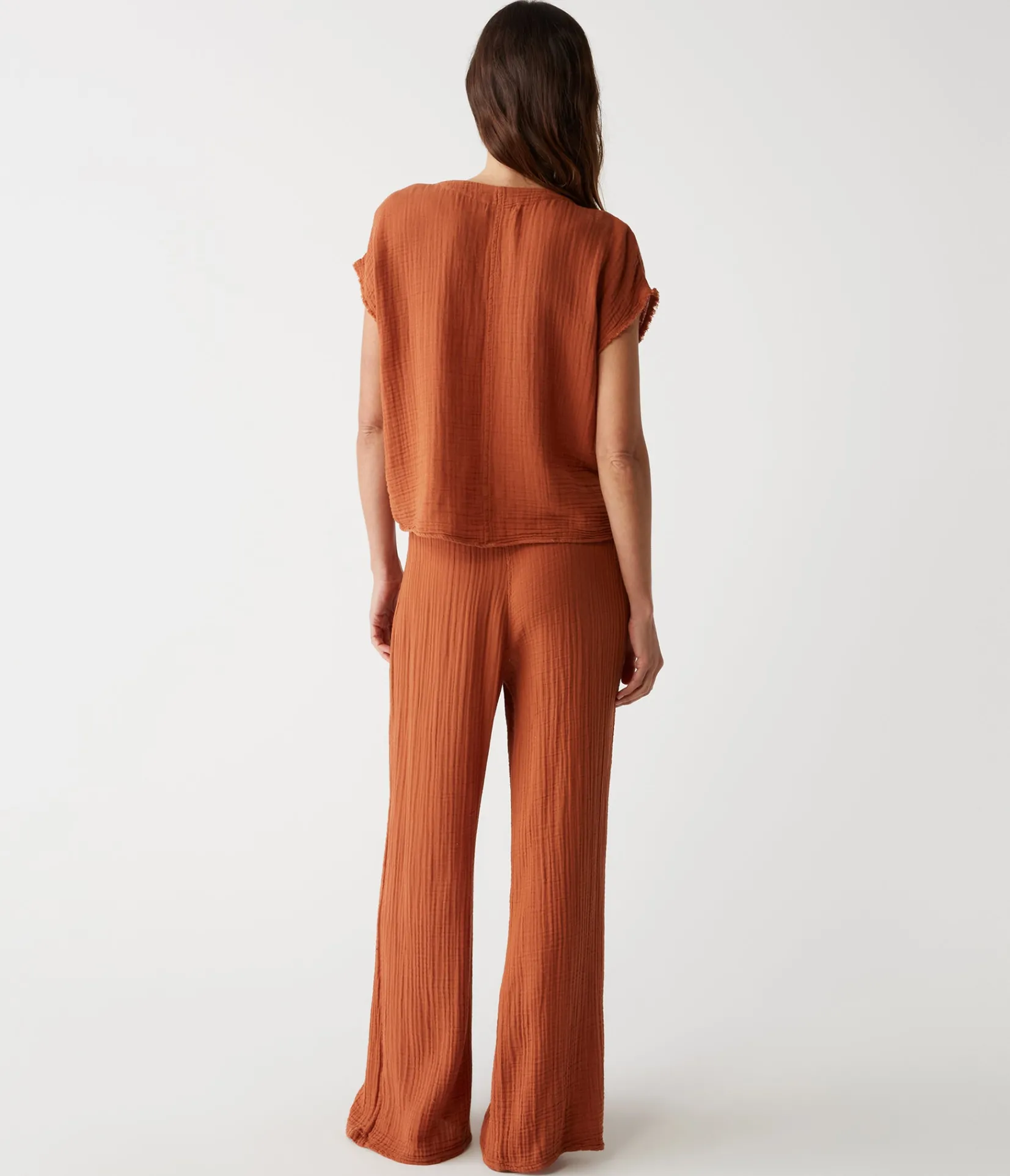 susie_gauze_pant_101.webp Michael Stars Susie Gauze Pant- Pants, Shorts & Skirts