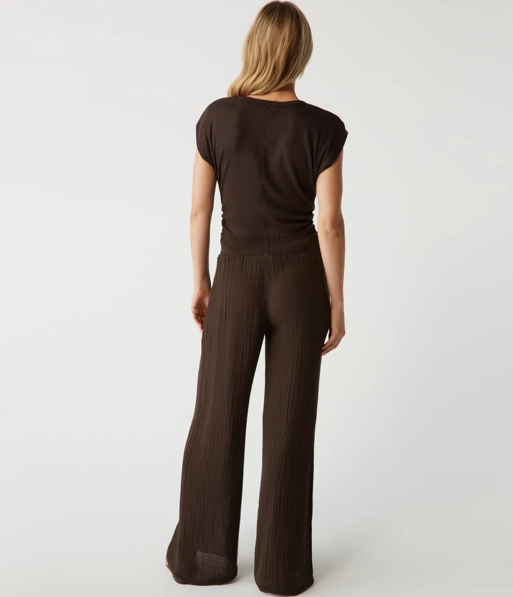 susie_gauze_pant_105.webp Michael Stars Susie Gauze Pant- Pants, Shorts & Skirts