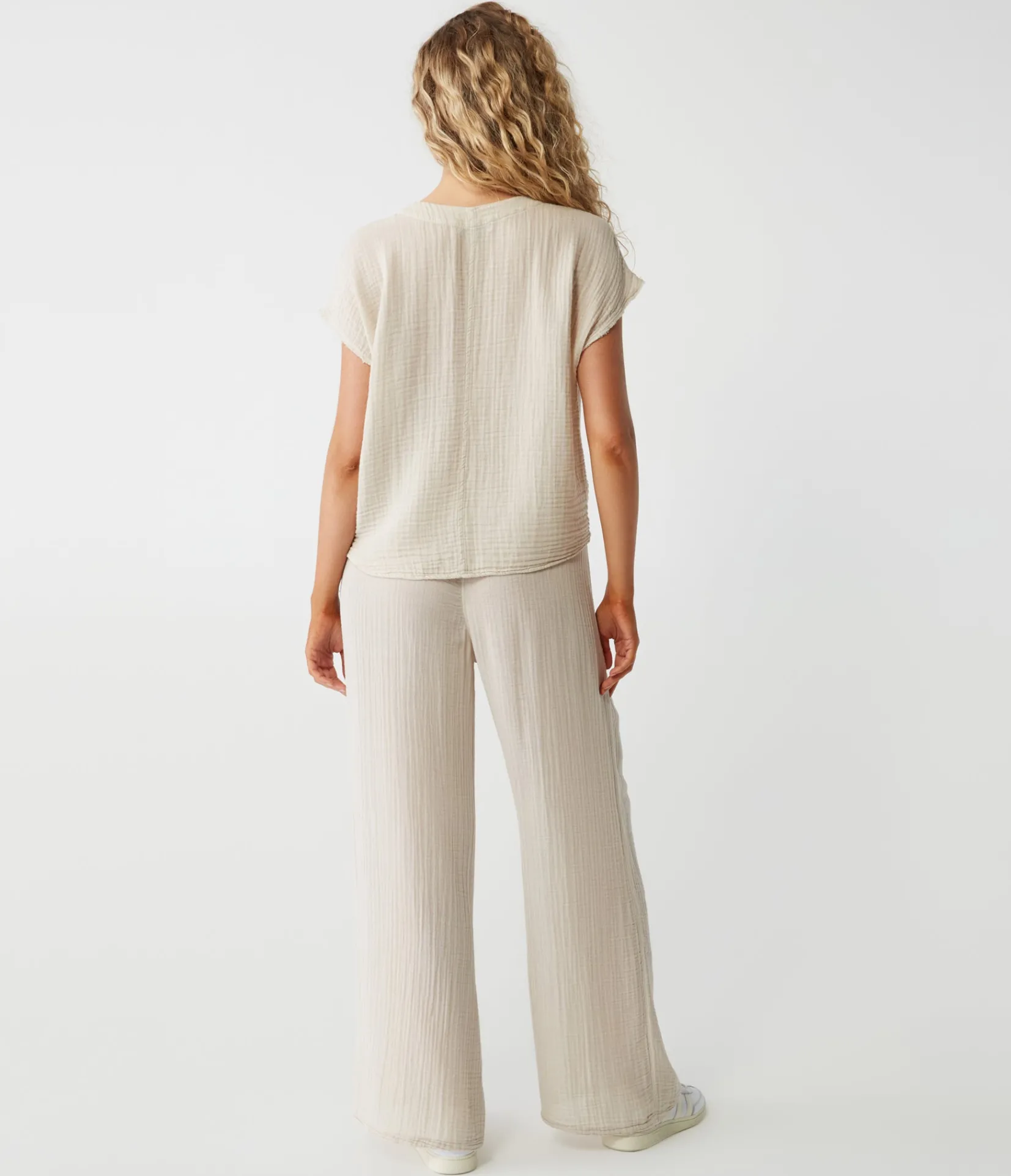 susie_gauze_pant_109.webp Michael Stars Susie Gauze Pant- Pants, Shorts & Skirts