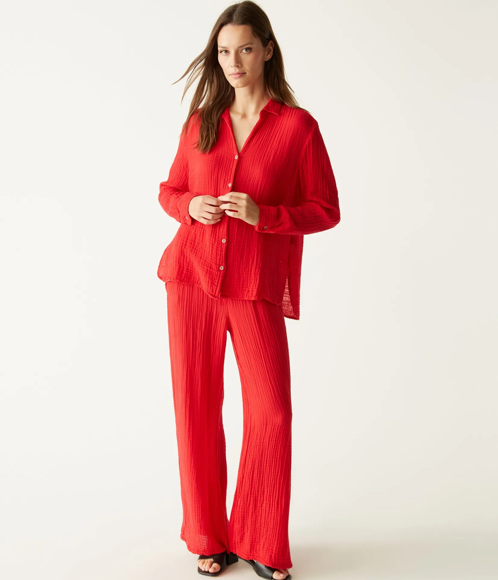 susie_gauze_pant_11.webp Michael Stars Susie Gauze Pant- Pants, Shorts & Skirts