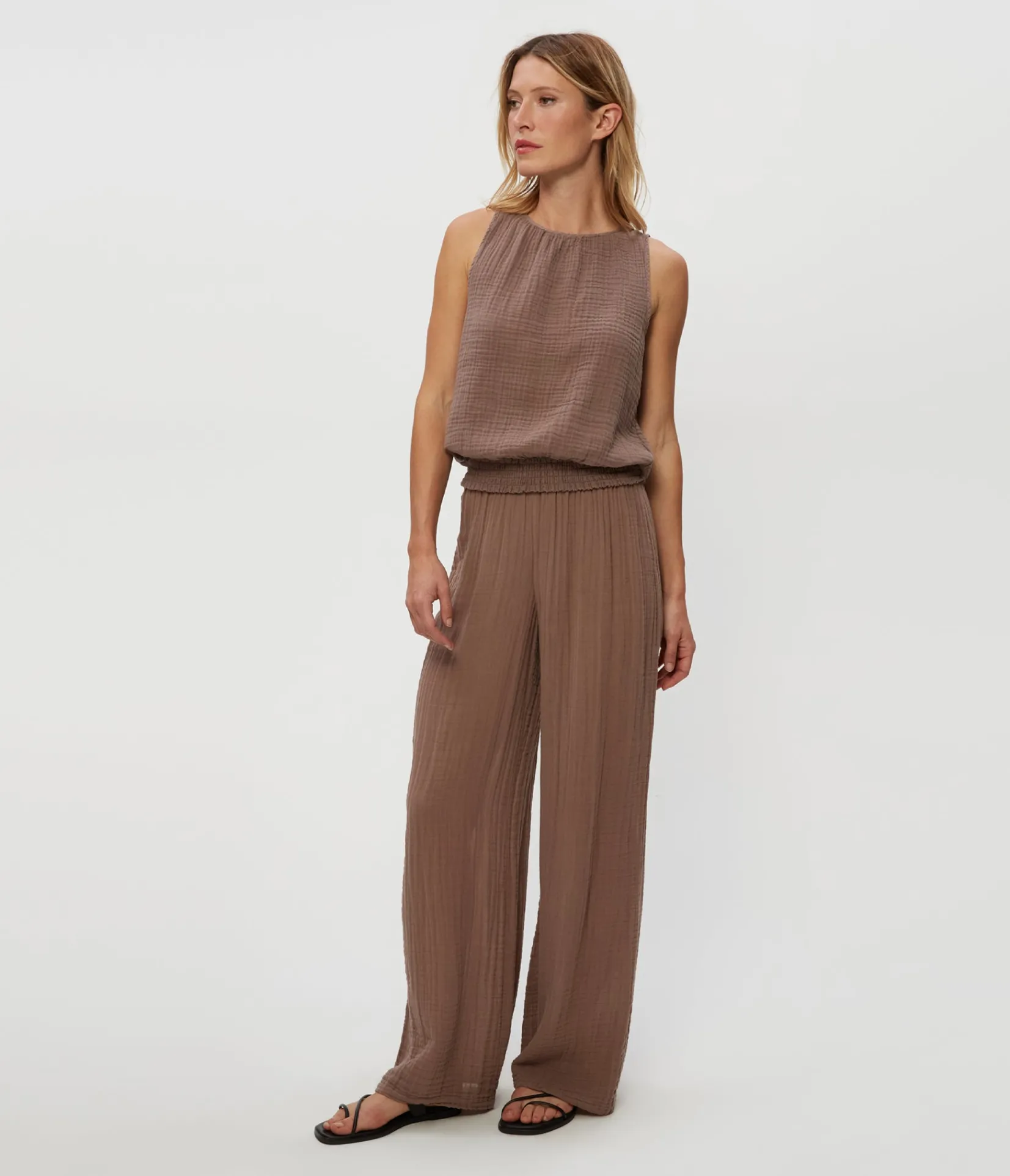susie_gauze_pant_2.webp Michael Stars Susie Gauze Pant- Pants, Shorts & Skirts