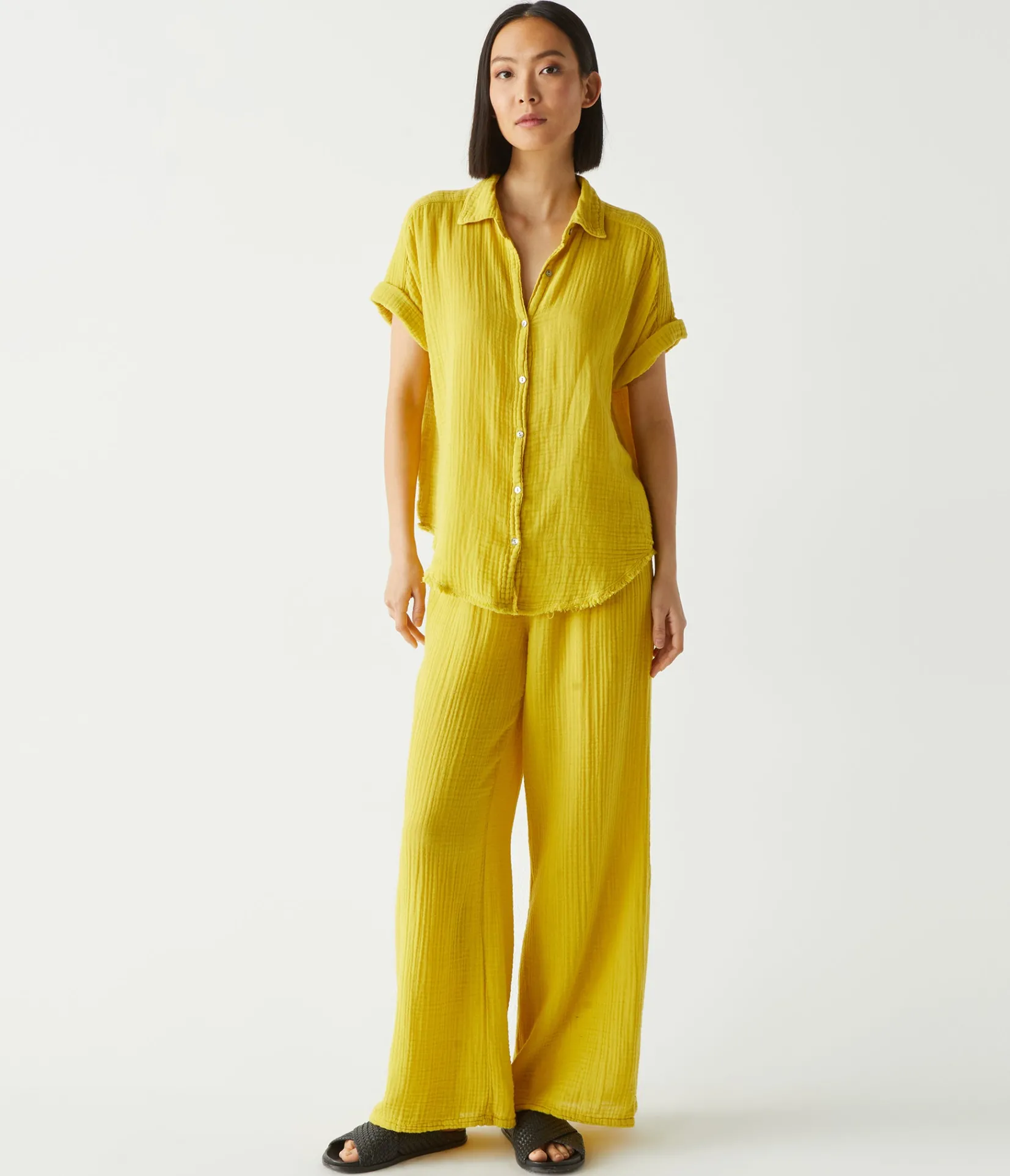 susie_gauze_pant_29.webp Michael Stars Susie Gauze Pant- Pants, Shorts & Skirts