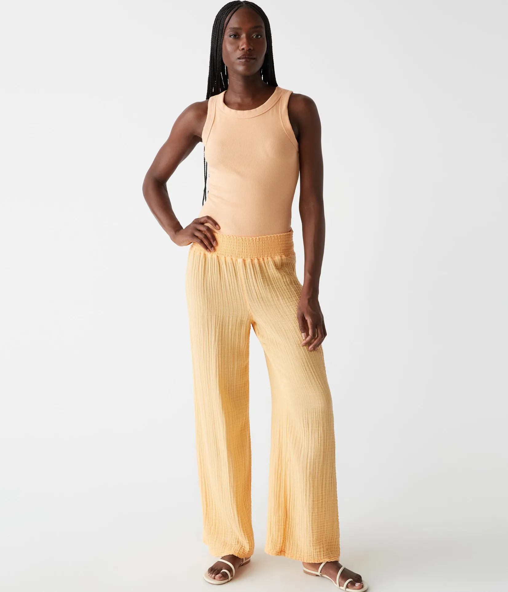 susie_gauze_pant_31.webp Michael Stars Susie Gauze Pant- Pants, Shorts & Skirts