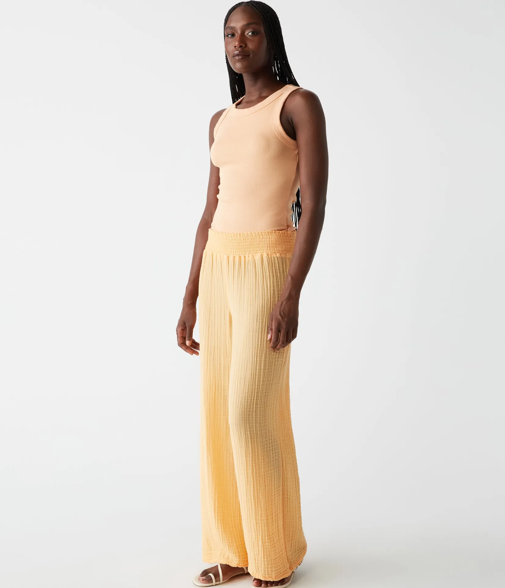 susie_gauze_pant_32.webp Michael Stars Susie Gauze Pant- Pants, Shorts & Skirts