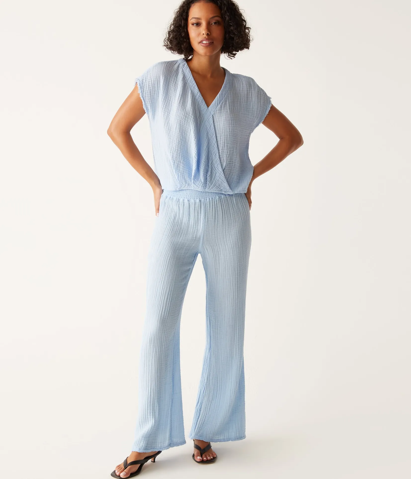 susie_gauze_pant_38.webp Michael Stars Susie Gauze Pant- Pants, Shorts & Skirts