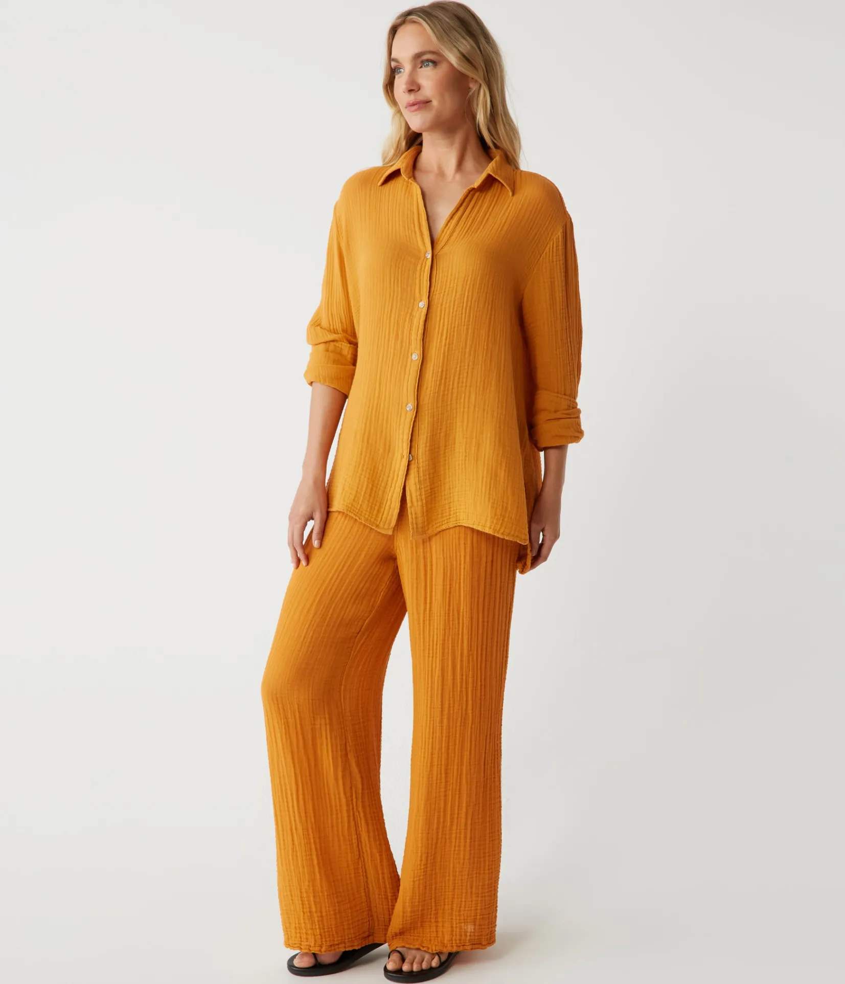 susie_gauze_pant_44.webp Michael Stars Susie Gauze Pant- Pants, Shorts & Skirts