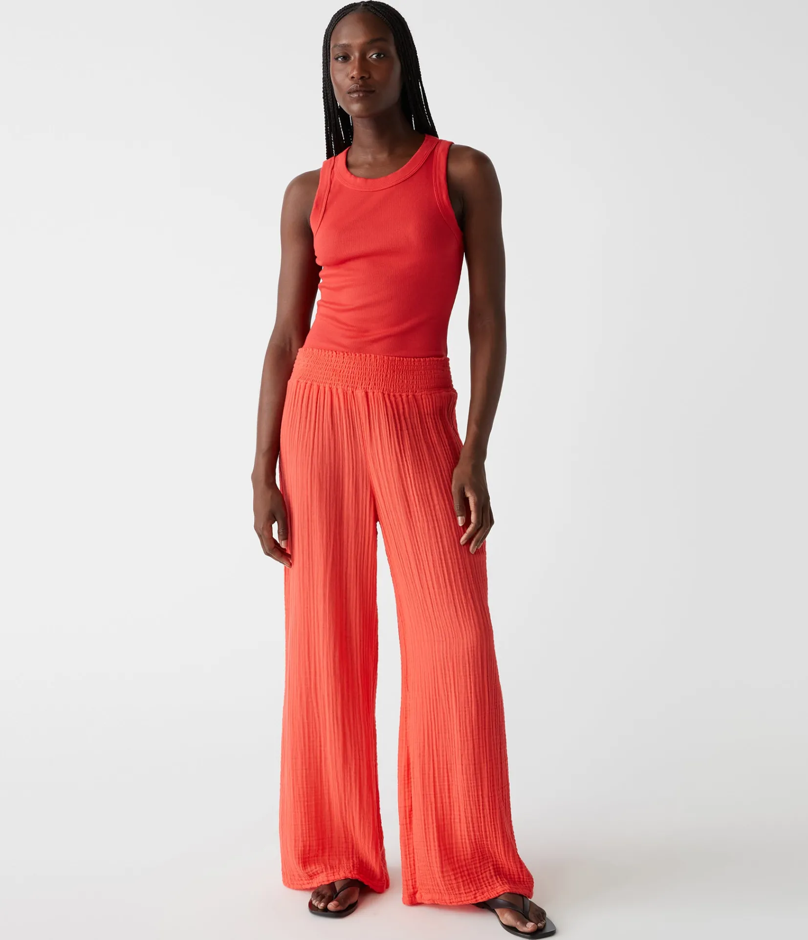 susie_gauze_pant_46.webp Michael Stars Susie Gauze Pant- Pants, Shorts & Skirts