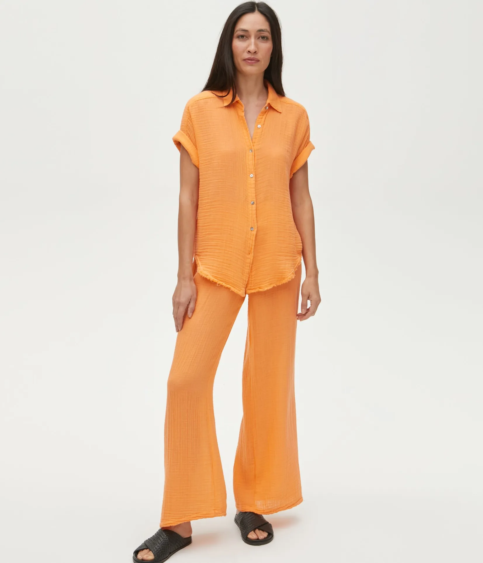 susie_gauze_pant_49.webp Michael Stars Susie Gauze Pant- Pants, Shorts & Skirts