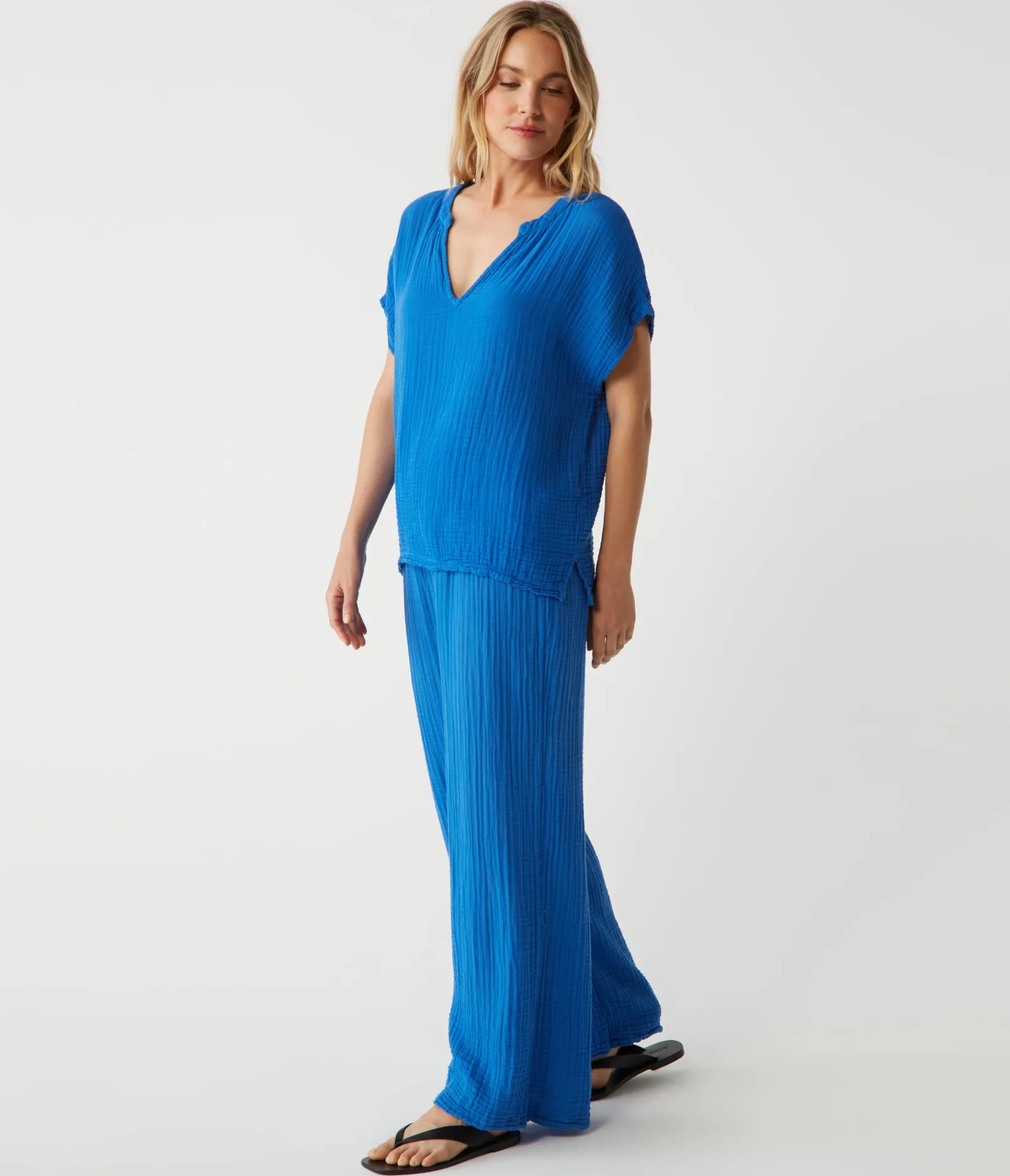 susie_gauze_pant_58.webp Michael Stars Susie Gauze Pant- Pants, Shorts & Skirts
