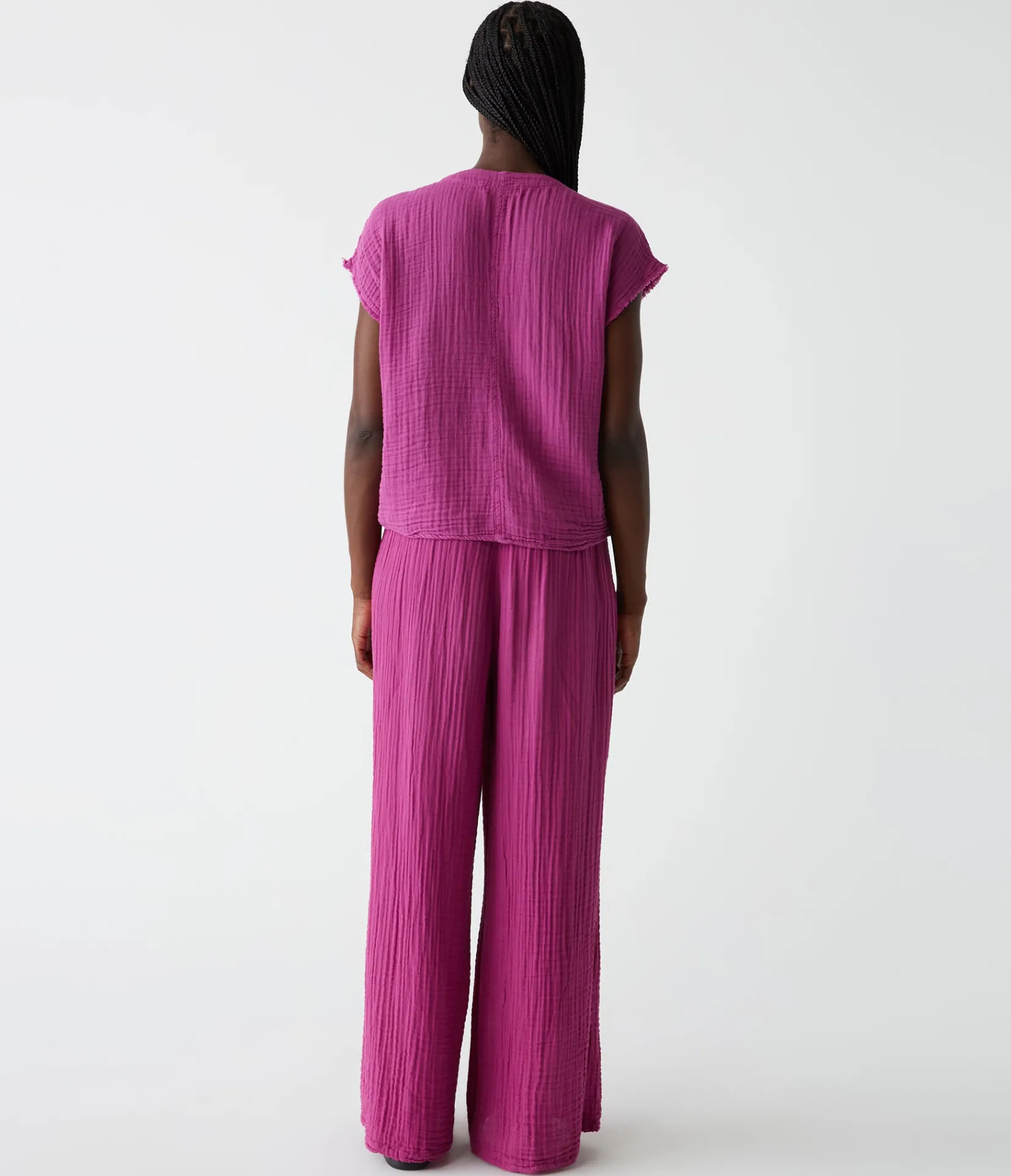 susie_gauze_pant_70.webp Michael Stars Susie Gauze Pant- Pants, Shorts & Skirts