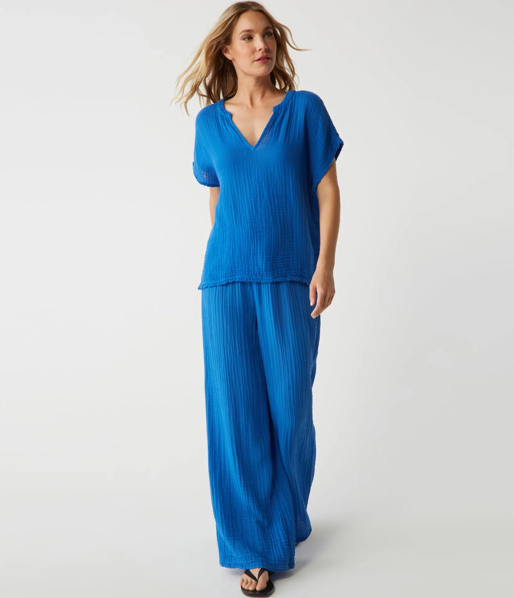 susie_gauze_pant_71.webp Michael Stars Susie Gauze Pant- Pants, Shorts & Skirts