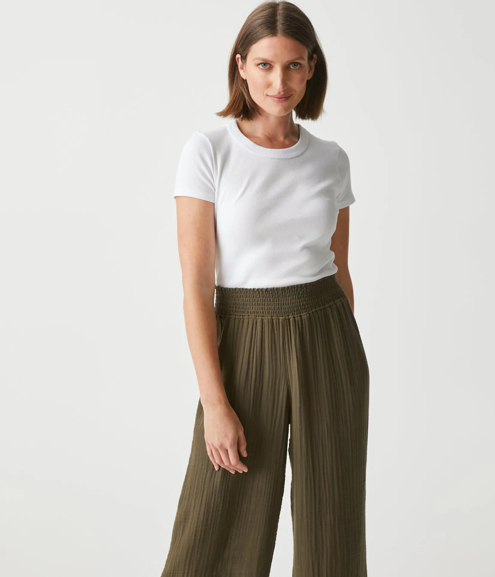 susie_gauze_pant_83.webp Michael Stars Susie Gauze Pant- Pants, Shorts & Skirts