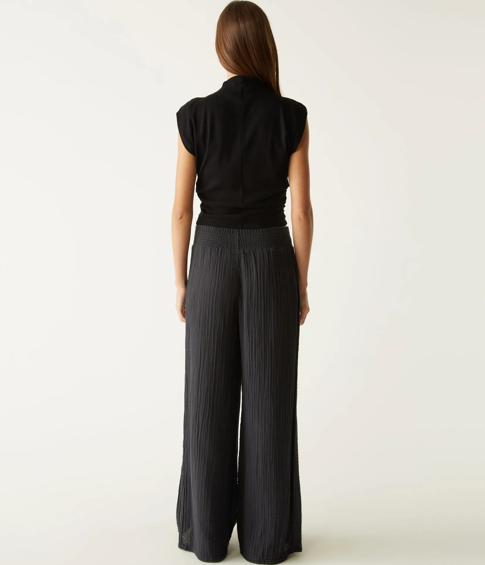 susie_gauze_pant_93.webp Michael Stars Susie Gauze Pant- Pants, Shorts & Skirts