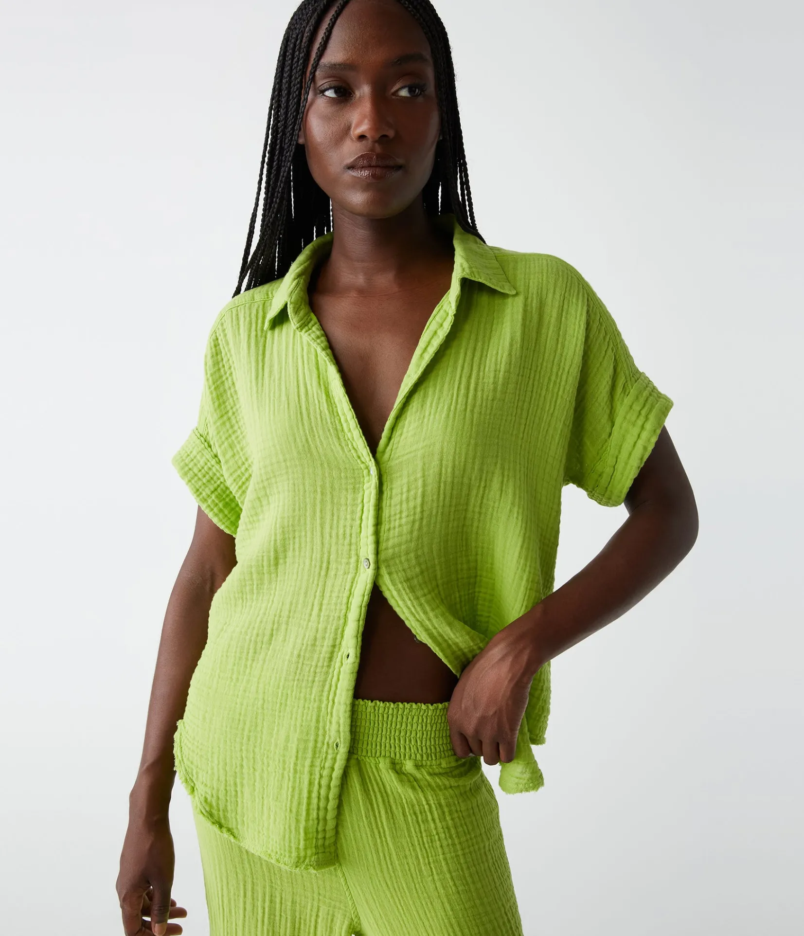susie_gauze_pant_96.webp Michael Stars Susie Gauze Pant- Pants, Shorts & Skirts
