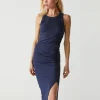 Michael Stars Tala Asymmetrical Midi Dress- Dresses | Midi Dresses