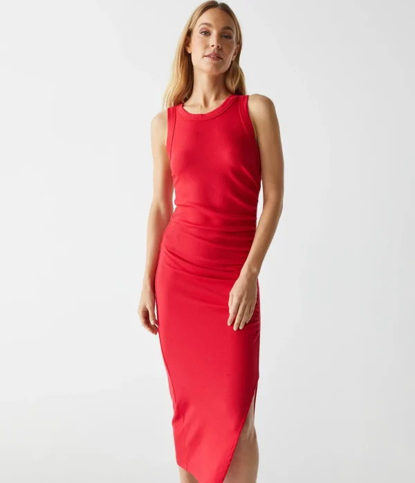 Michael Stars Tala Asymmetrical Midi Dress- Dresses | Midi Dresses