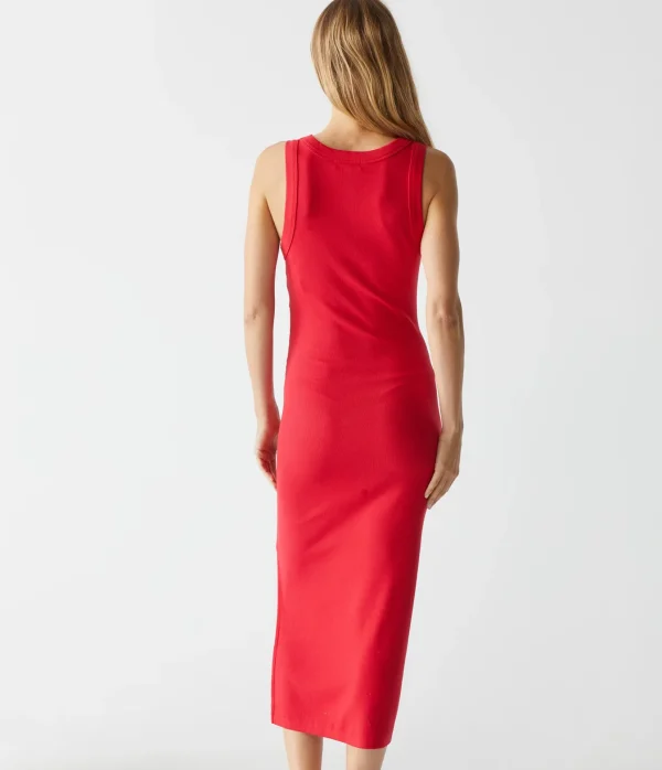 Michael Stars Tala Asymmetrical Midi Dress- Dresses | Midi Dresses