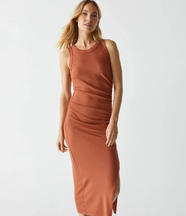Michael Stars Tala Asymmetrical Midi Dress- Dresses | Midi Dresses