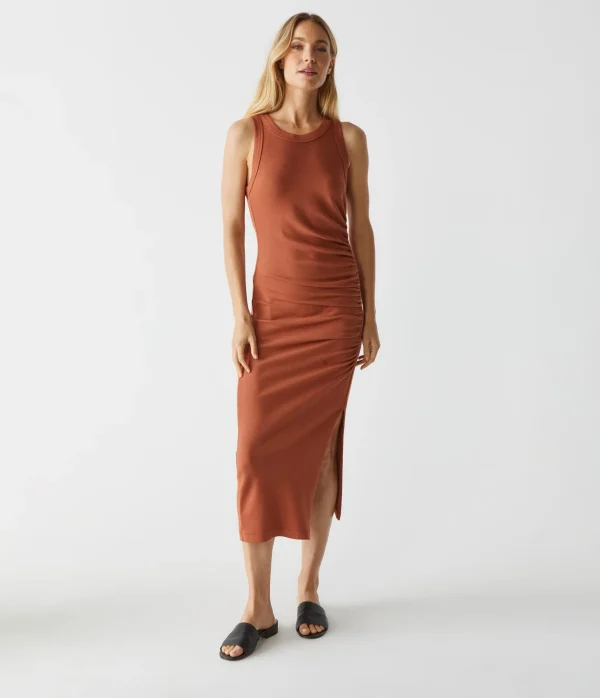 Michael Stars Tala Asymmetrical Midi Dress- Dresses | Midi Dresses