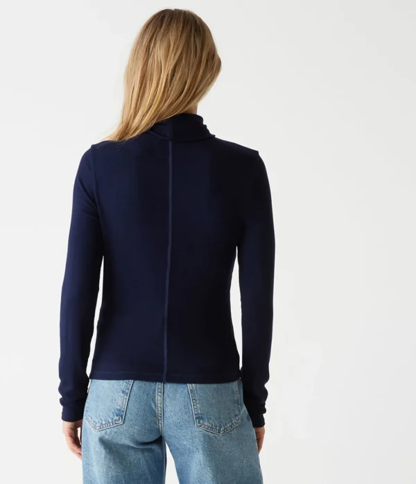 Michael Stars Tara Crop Turtleneck- T-Shirts