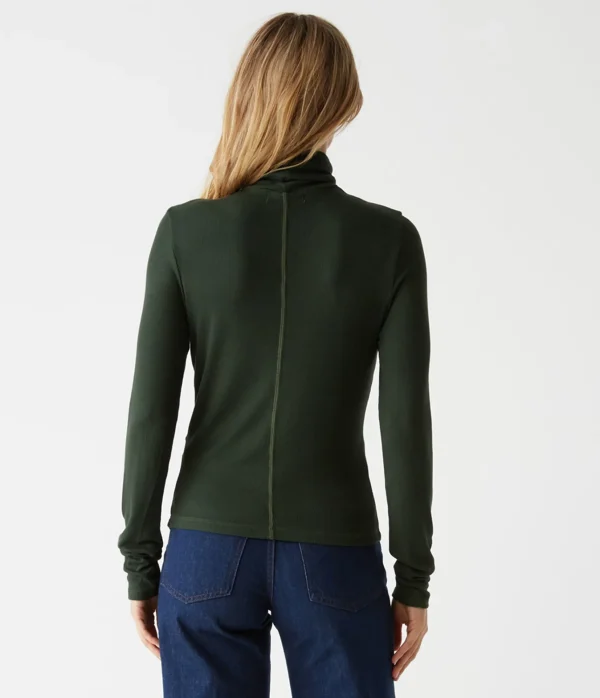 Michael Stars Tara Crop Turtleneck- T-Shirts