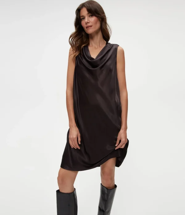 Michael Stars Tessa Satin Mini Dress- Dresses