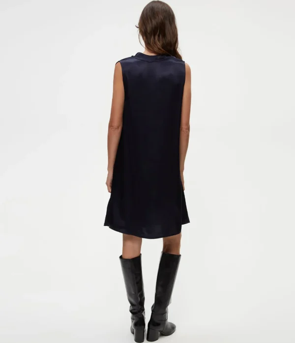 Michael Stars Tessa Satin Mini Dress- Dresses