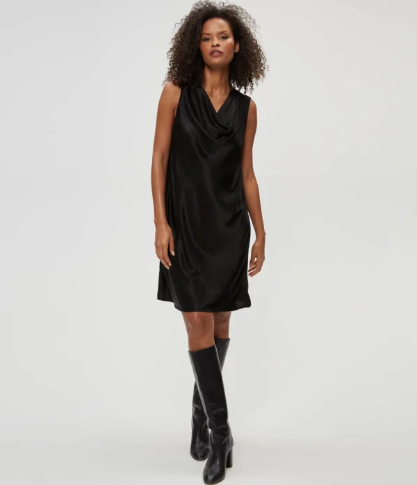 Michael Stars Tessa Satin Mini Dress- Dresses