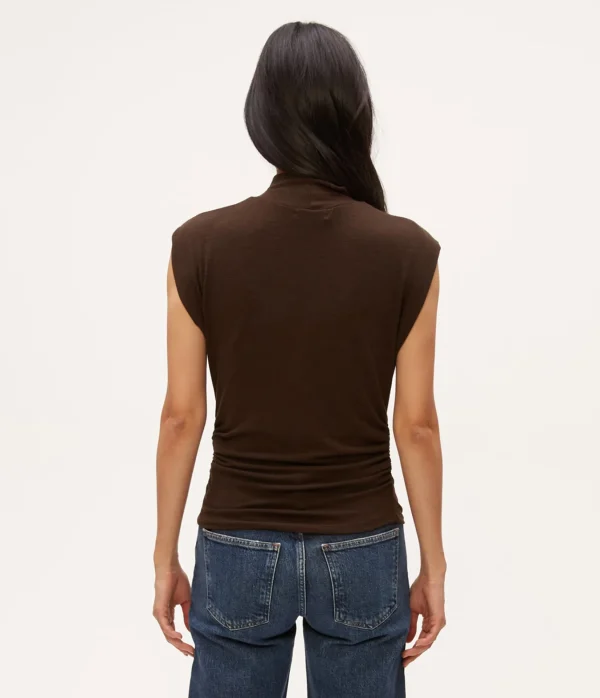 Michael Stars Tina Mock Neck Top- Tops, Blouses & Shirts | T-Shirts