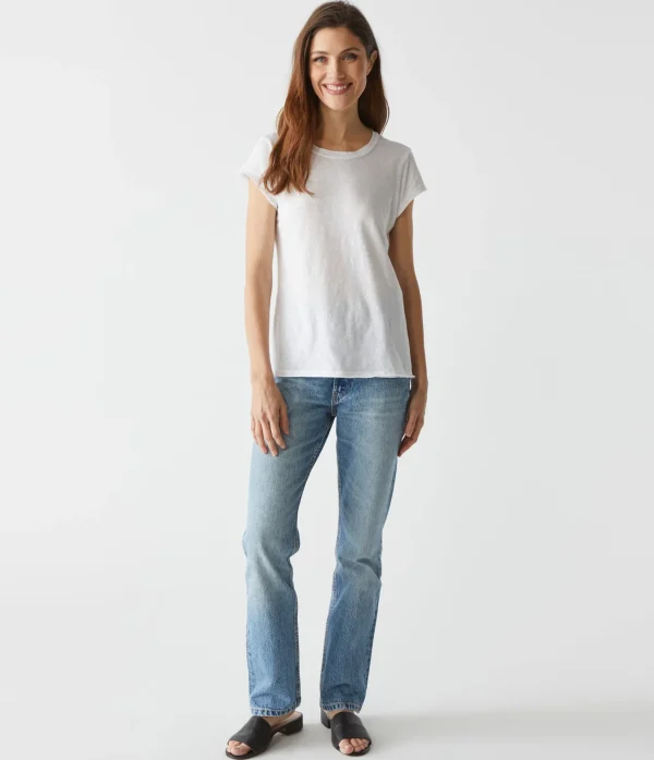 Michael Stars Trudy Supima Tee- T-Shirts | Supima Cotton T-Shirts