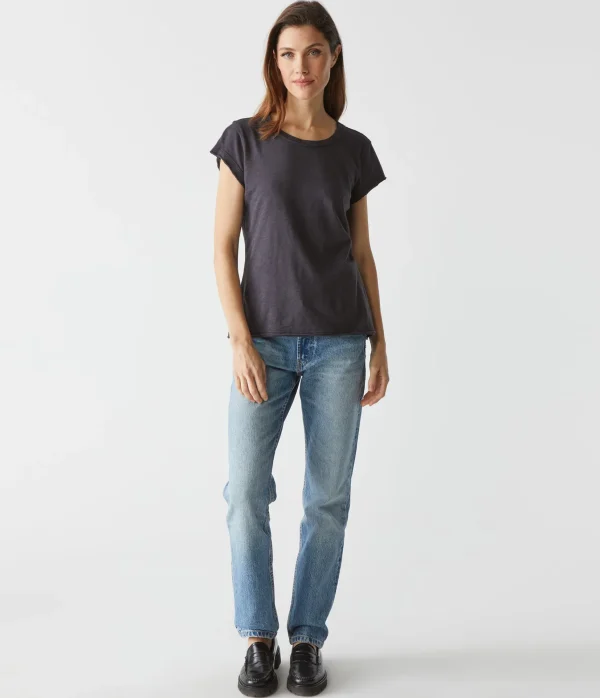 Michael Stars Trudy Supima Tee- T-Shirts | Supima Cotton T-Shirts