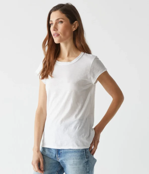 Michael Stars Trudy Supima Tee- T-Shirts | Supima Cotton T-Shirts