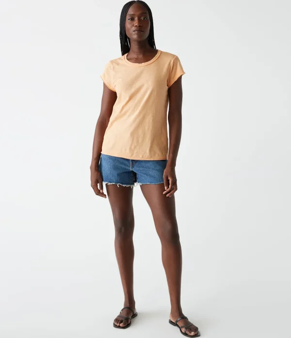 Michael Stars Trudy Supima Tee- T-Shirts | Supima Cotton T-Shirts