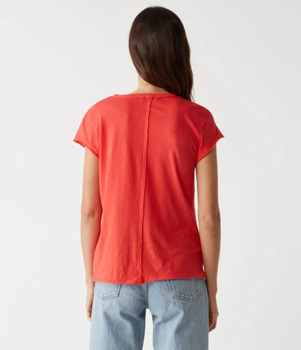 Michael Stars Trudy Supima Tee- T-Shirts | Supima Cotton T-Shirts