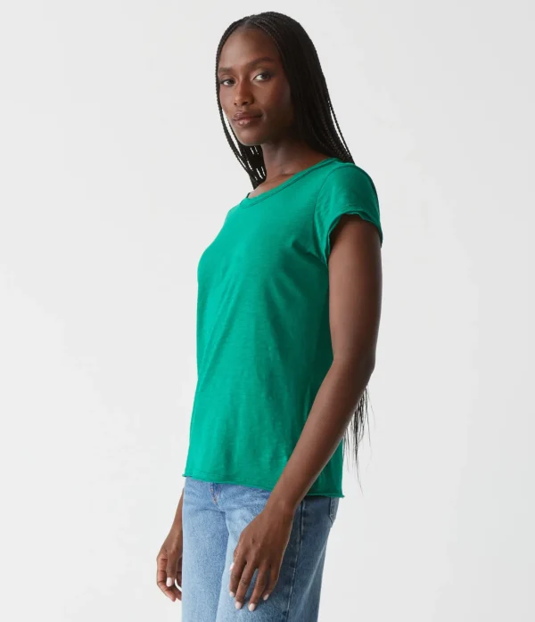 Michael Stars Trudy Supima Tee- T-Shirts | Supima Cotton T-Shirts