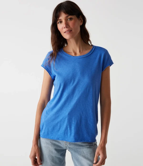 Michael Stars Trudy Supima Tee- T-Shirts | Supima Cotton T-Shirts