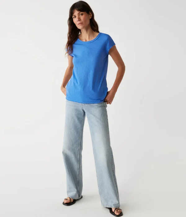 Michael Stars Trudy Supima Tee- T-Shirts | Supima Cotton T-Shirts