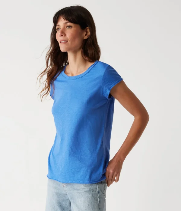Michael Stars Trudy Supima Tee- T-Shirts | Supima Cotton T-Shirts