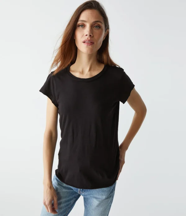 Michael Stars Trudy Supima Tee- T-Shirts | Supima Cotton T-Shirts