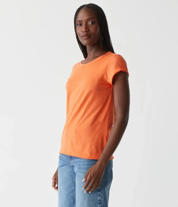 Michael Stars Trudy Supima Tee- T-Shirts | Supima Cotton T-Shirts