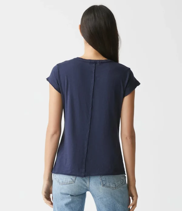 Michael Stars Trudy Supima Tee- T-Shirts | Supima Cotton T-Shirts