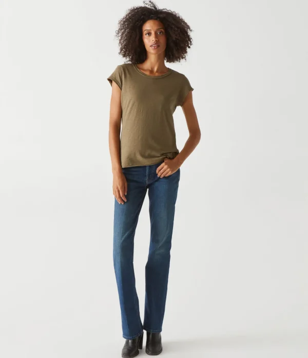 Michael Stars Trudy Supima Tee- T-Shirts | Supima Cotton T-Shirts