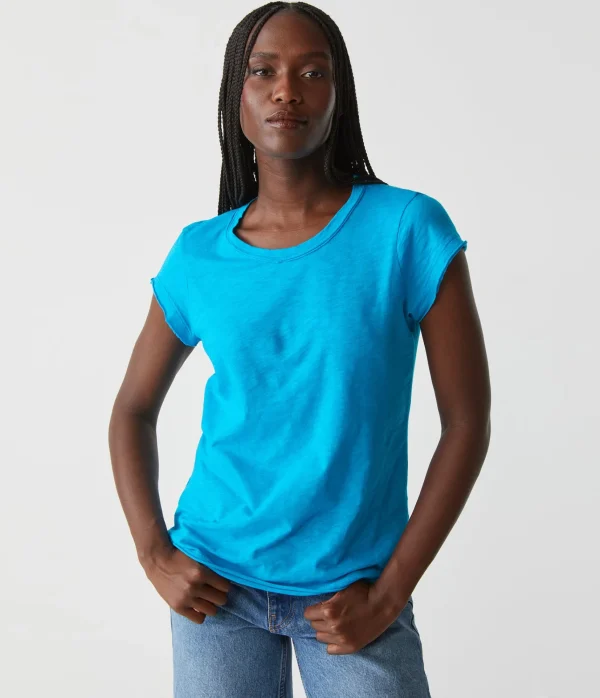 Michael Stars Trudy Supima Tee- T-Shirts | Supima Cotton T-Shirts