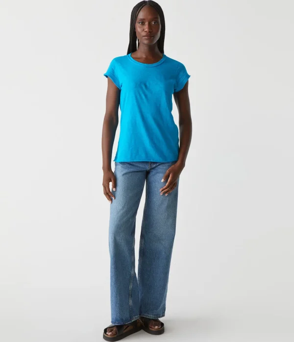Michael Stars Trudy Supima Tee- T-Shirts | Supima Cotton T-Shirts