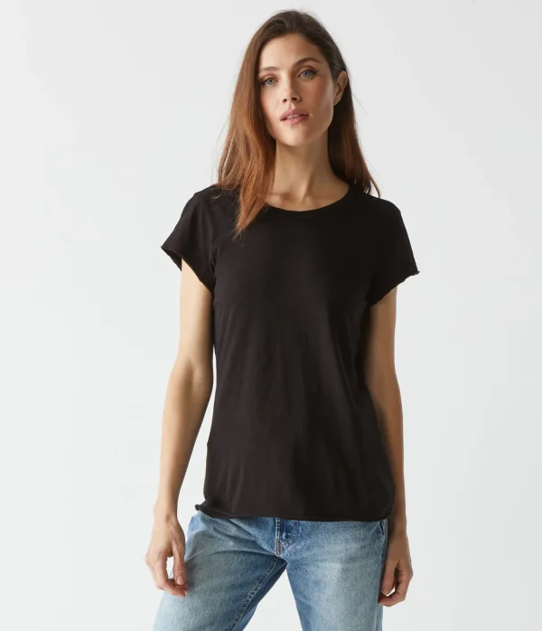 Michael Stars Trudy Supima Tee- T-Shirts | Supima Cotton T-Shirts
