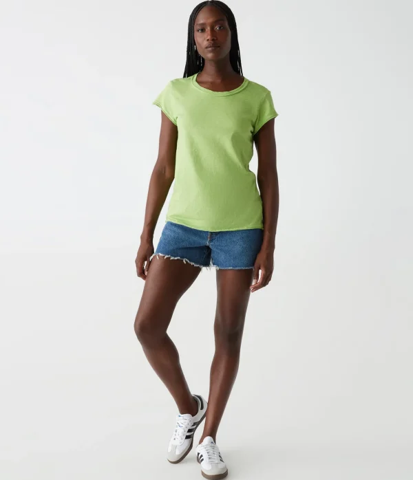 Michael Stars Trudy Supima Tee- T-Shirts | Supima Cotton T-Shirts